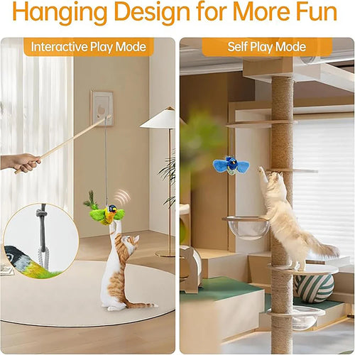 ChirpChase Feather Bird Toy