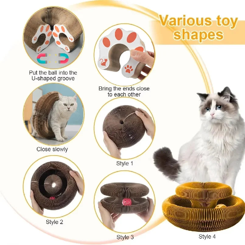 FlexScratch Foldable Cat Scratcher