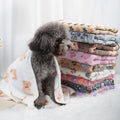 Cozy Paw Flannel Blanket